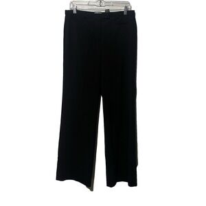Larry Levine Women's Stretch Classic Business Casual Black Dress Pants Size‎ 8